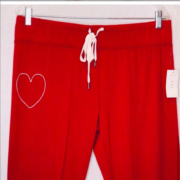 AQUA NWT Heart embroidered lounge set - Picture 4 of 5